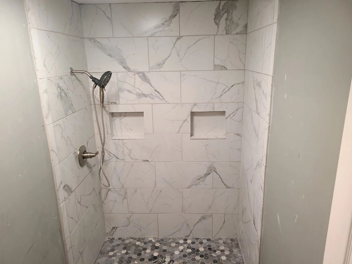 Tiled shower work by Dan's Handyman Service